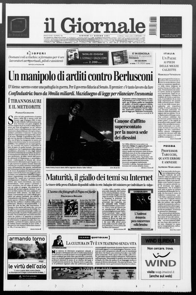 Il giornale : quotidiano del mattino